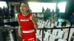 Natacha Heredia campeona argentina en kickboxing