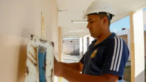 Avanzan las obras para renovar el sistema de gas de la Escuela Hogar